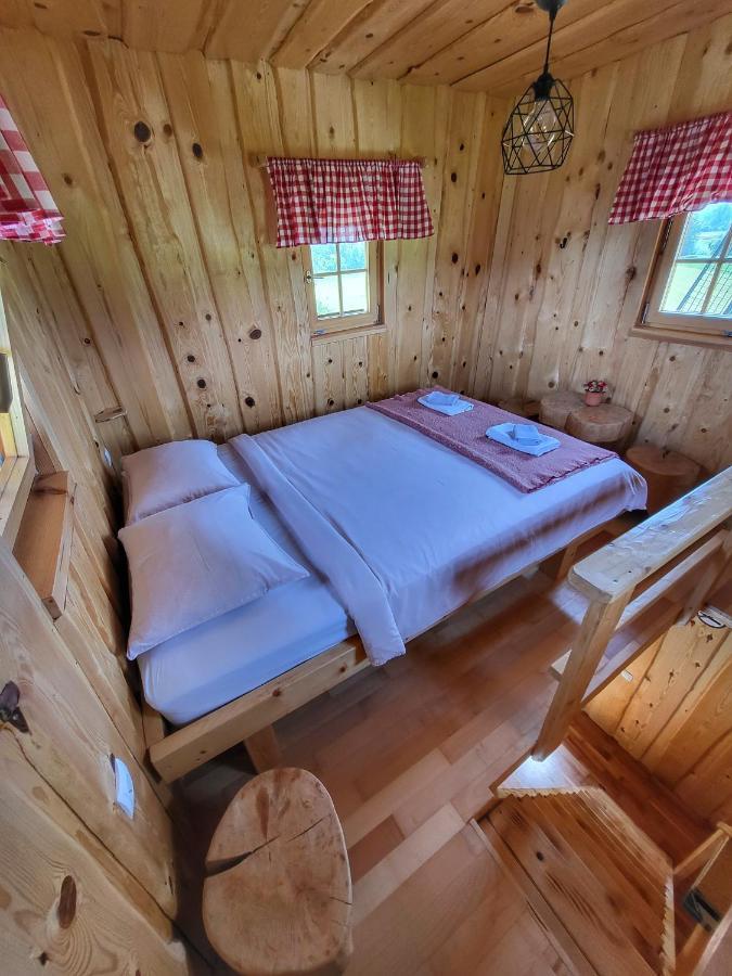 Unique Wooden Holiday House In Nature Lukovica pri Domžalah Exterior foto