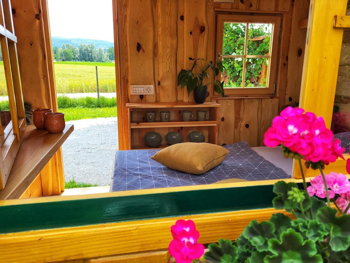 Unique Wooden Holiday House In Nature Lukovica pri Domžalah Exterior foto
